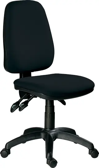 333 ASYN židle kancelářská, látka DO DORA D 02 - látka černá